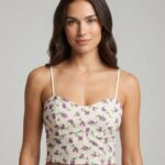Sylve Cami Floral Padded Bralette