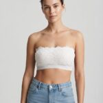 Sylve Net Multi Stripe Tube Bra