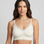 Sylve Solid Lace Trim Padded Bralette