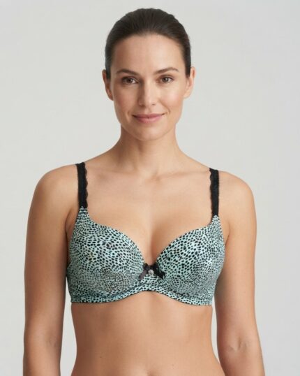 Sylve Animal Print Push Up Padded Wired Bra