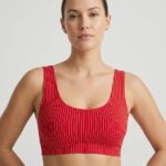 Sylve Seamless Striped Sports Bra