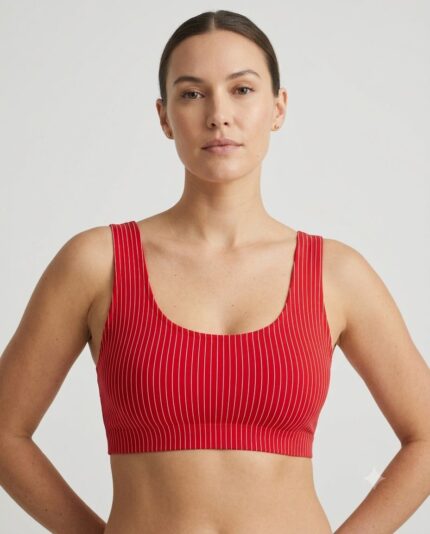 Sylve Seamless Striped Sports Bra