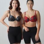 Sylve Checks Print Padded Non-Wired Bra Combo Pack of 2