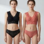 Sylve Cami Style Net Padded Bralette Combo Pack of 2