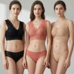 Sylve Cami Style Net Padded Bralette Combo Pack of 3