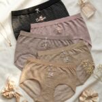 Sylve Striped Soft Stretchable Panty Combo Pack of 5