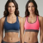 Sylve Solid Dual Color Sports Bra Combo Pack of 2