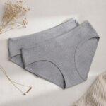 Sylve Solid Cotton Stretchable Panty Combo Pack of 2