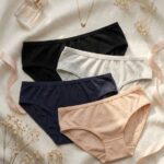 Sylve Solid Cotton Blend Stretchable Panty Combo Pack of 4