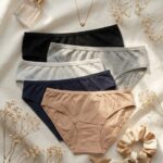Sylve Solid Cotton Blend Stretchable Panty Combo Pack of 5