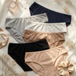 Sylve Solid Cotton Blend Stretchable Panty Combo Pack of 6
